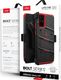 Zizo Zizo Bolt Cover - Pancerne etui Samsung Galaxy S20+ oraz podstawka uchwyt do paska (Black/Red) 7