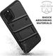 Zizo Zizo Bolt Cover - Pancerne etui iPhone 11 Pro ze szkłem 9H na ekran + podstawka uchwyt do paska (Black/Black) 3