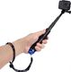 Selfie stick Puluz Kijek Selfie Stick Puluz do kamer sportowych PZ150 czarny 1