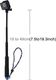 Selfie stick Puluz Kijek Selfie Stick Puluz do kamer sportowych PZ150 czarny 4