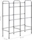 vidaXL Regał magazynowy na 6 skrzynek srebrny 96x33x116 cm stal 4