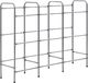 vidaXL Regał magazynowy na 9 skrzynek srebrny 145x33x116 cm stal 1