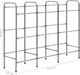 vidaXL Regał magazynowy na 9 skrzynek srebrny 145x33x116 cm stal 4