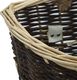 vidaXL Plecak na drewno opałowe, 44,5x37x50 cm, naturalna wiklina 7