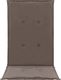 vidaXL Poduszki na krzesła ogrodowe, 2 szt., taupe, 120x50x3 cm 4