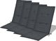 vidaXL Poduszki na krzesła ogrodowe, 4 szt., antracyt, 120x50x3 cm 3
