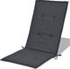 vidaXL Poduszki na krzesła ogrodowe, 4 szt., antracyt, 120x50x3 cm 5