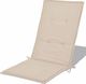 vidaXL Poduszki na krzesła ogrodowe, 2 szt., kremowe, 120x50x3 cm 5