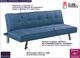 Elior Pikowana sofa rozkładana Klara - beżowa 1