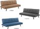 Elior Pikowana sofa rozkładana Klara - beżowa 3
