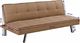 Elior Pikowana sofa rozkładana Klara - beżowa 5