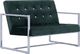 Elior Zgrabna 2-osobowa sofa Mefir - ciemnozielona 1