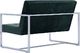 Elior Zgrabna 2-osobowa sofa Mefir - ciemnozielona 2