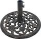vidaXL Podstawa pod parasol, kolor brązu, 12 kg, 48 cm, żeliwo 3