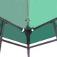 vidaXL Zadaszenie altany ogrodowej, 310 g/m, 3 x 3 m, zielone 4