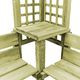 vidaXL Pergola narożna z ławką, impregnowane drewno sosnowe 1