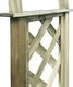 vidaXL Pergola ogrodowa zwieńczona łukiem, impregnowane drewno sosnowe 2