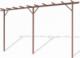 vidaXL Pergola z WPC, 400 x 40 x 195 cm, brązowa 1
