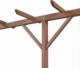 vidaXL Pergola z WPC, 400 x 40 x 195 cm, brązowa 3