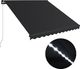 vidaXL Ręcznie zwijana markiza z LED, 300 x 250 cm, antracytowa 1