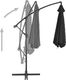 vidaXL Parasol wiszący z aluminiowym słupkiem, 300 cm, czarny 3