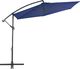 vidaXL Parasol wiszący z aluminiowym słupkiem, 300 cm, niebieski 2