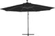vidaXL Parasol wiszący z aluminiowym słupkiem, 350 cm, czarny 3