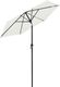 vidaXL Parasol, piaskowa biel, 200x211 cm, aluminium 3