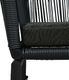 vidaXL Krzesła ogrodowe, 2 sztuki, czarne, rattan PVC (48135) 7