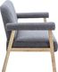 Elior 3-osobowa sofa materiałowa Eureka 3D - ciemnoszara 1