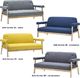 Elior 3-osobowa sofa materiałowa Eureka 3D - ciemnoszara 7