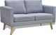 Elior Sofa dwuosobowa Lavinia 2S - jasnoszara 1
