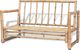 Elior Bambusowa sofa ogrodowa Belta - brązowa 1