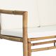Elior Bambusowa sofa ogrodowa Belta - brązowa 4