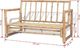 Elior Bambusowa sofa ogrodowa Belta - brązowa 5