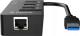 HUB USB Orico 4w1 1x RJ-45  + 3x USB-A 3.0 (HR01-U3-V1-BK-BP) 4