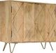 vidaXL Szafka z litego drewna mango, 80 x 30 x 75 cm 3