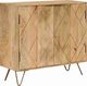 vidaXL Szafka z litego drewna mango, 80 x 30 x 75 cm 4