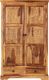 vidaXL Szafka, 110x45x180 cm, lite drewno sheesham 7