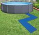 Intex Maty ochronne pod basen, 8 szt., 50x50 cm, niebieskie 1