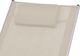 vidaXL ogrodowy fotel bujany, kremowy, textilene (47782) 4