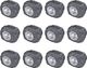 vidaXL Kamienie ogrodowe LED x12 1