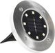 vidaXL Solarne lampy gruntowe, 8 szt., białe LED 3
