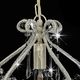 Lampa wisząca vidaXL Lampa sufitowa z koralikami, biała, okrągła, E14 3