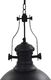 Lampa wisząca vidaXL Lampa sufitowa, czarna, okrągła, E27 (281624) - 281624 3