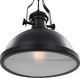 Lampa wisząca vidaXL Lampa sufitowa, czarna, okrągła, E27 (281624) - 281624 4