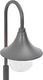 vidaXL Lampa ogrodowa na słupku, 120 cm, E27, aluminium, kolor brązu 3