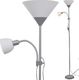 Lampa podłogowa vidaXL Lampa podłogowa szara 3
