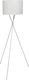 Lampa podłogowa vidaXL Lampa podłogowa, biała 1