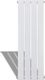 Grzejnik łazienkowy vidaXL Panel grzewczy, kaloryfer, biały, 311 x 900 mm 3